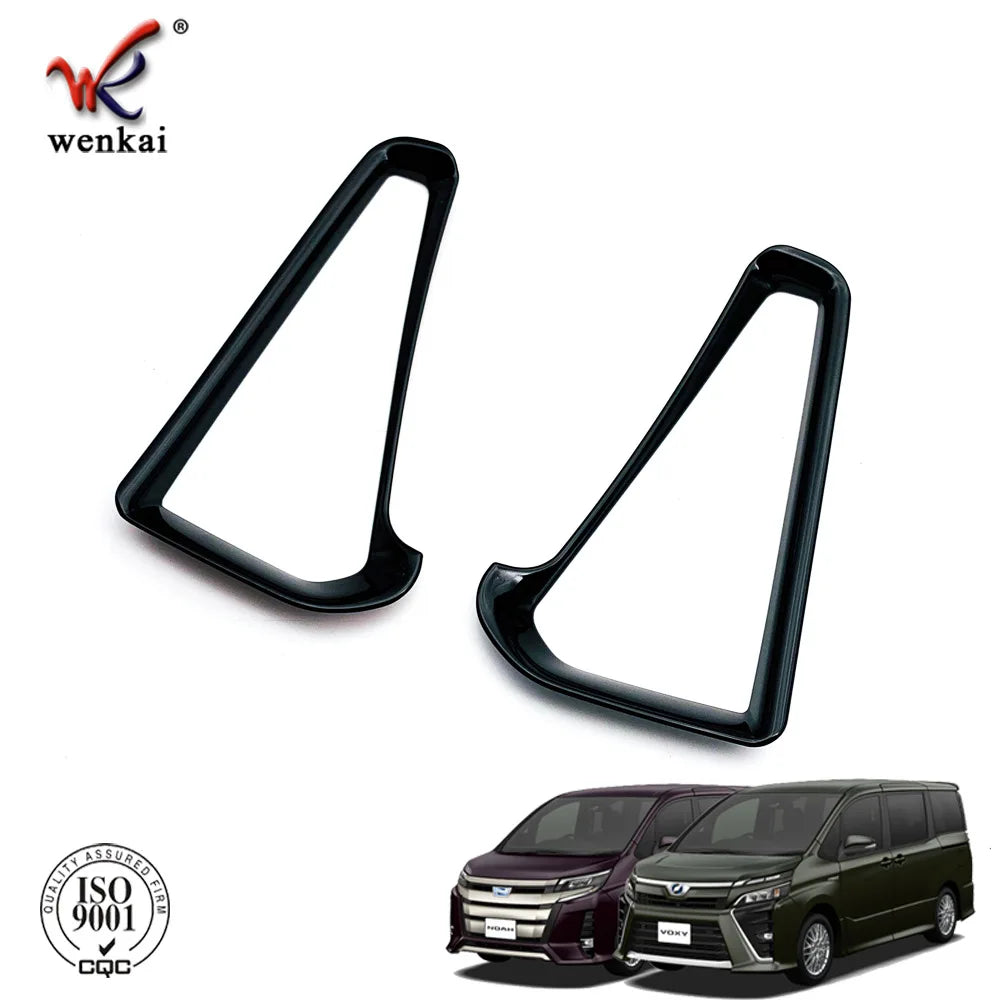 For Toyota Noah/Voxy 80 2014 2015 2016 2017 Rear Fog Lamp Cover Frame Sticker Car Accessories Styling ABS
