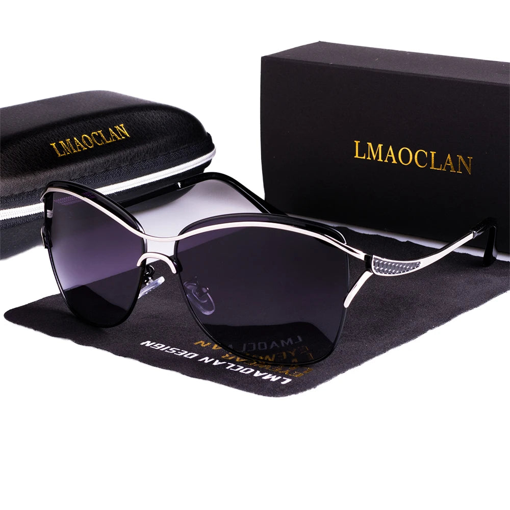 Women Polarized Sunglasses Luxury Fashion Ladies Vintage Brand Designer Female Driving Oversized Sun Glasses Oculos Gafas
