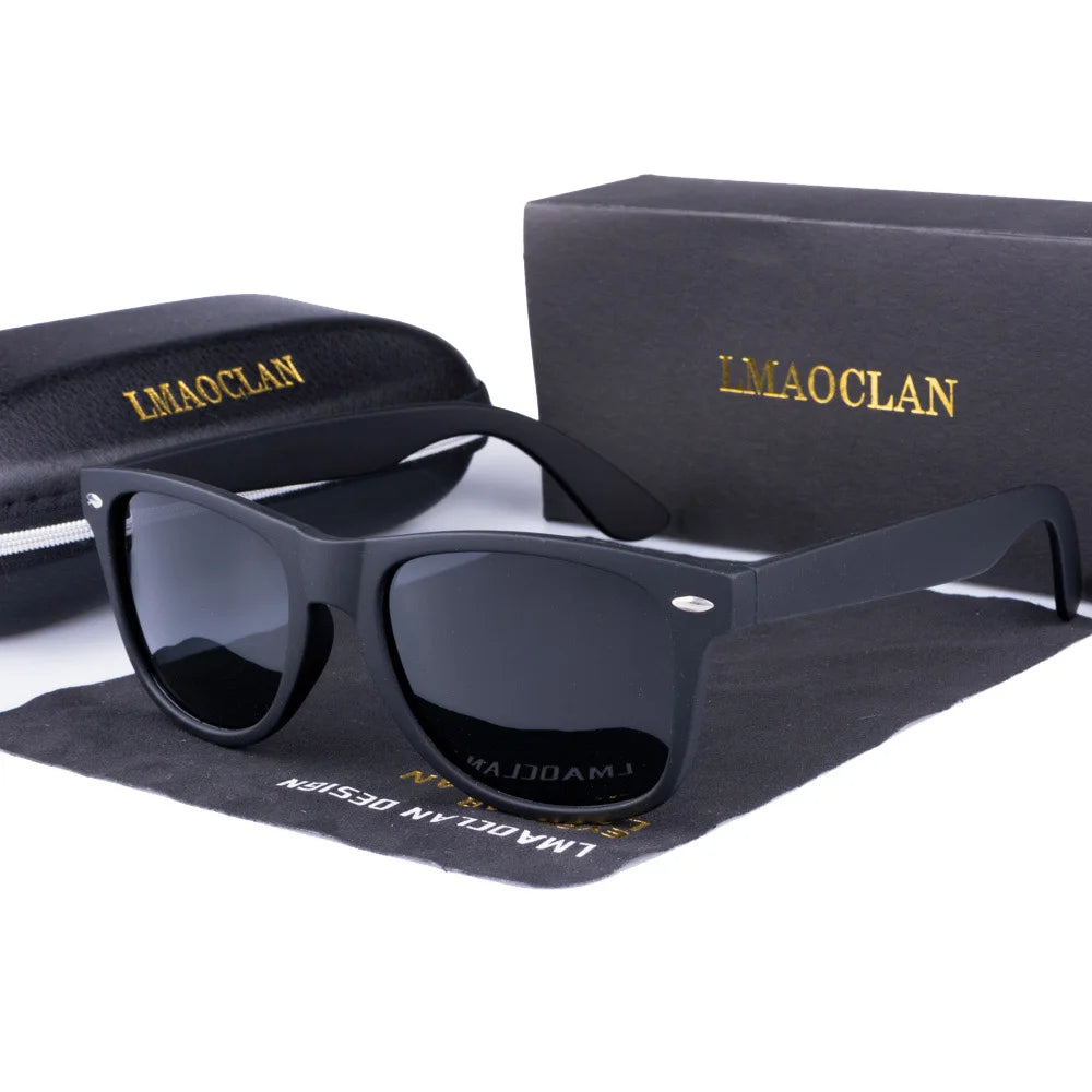 Sunglasses Women Men Polarized Driving Mirrors Coating Retro Eyewear Male Sun Glasses UV400