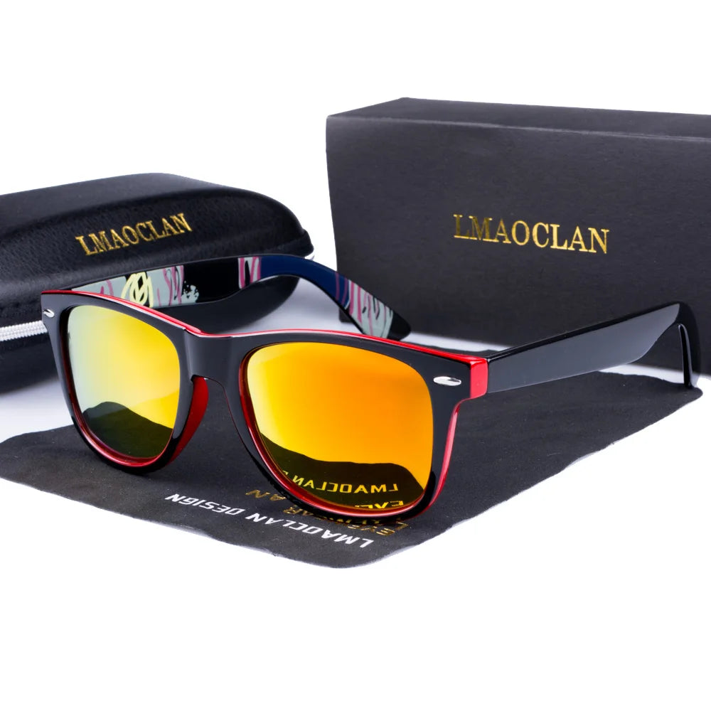 Sunglasses Women Men Polarized Driving Mirrors Coating Retro Eyewear Male Sun Glasses UV400
