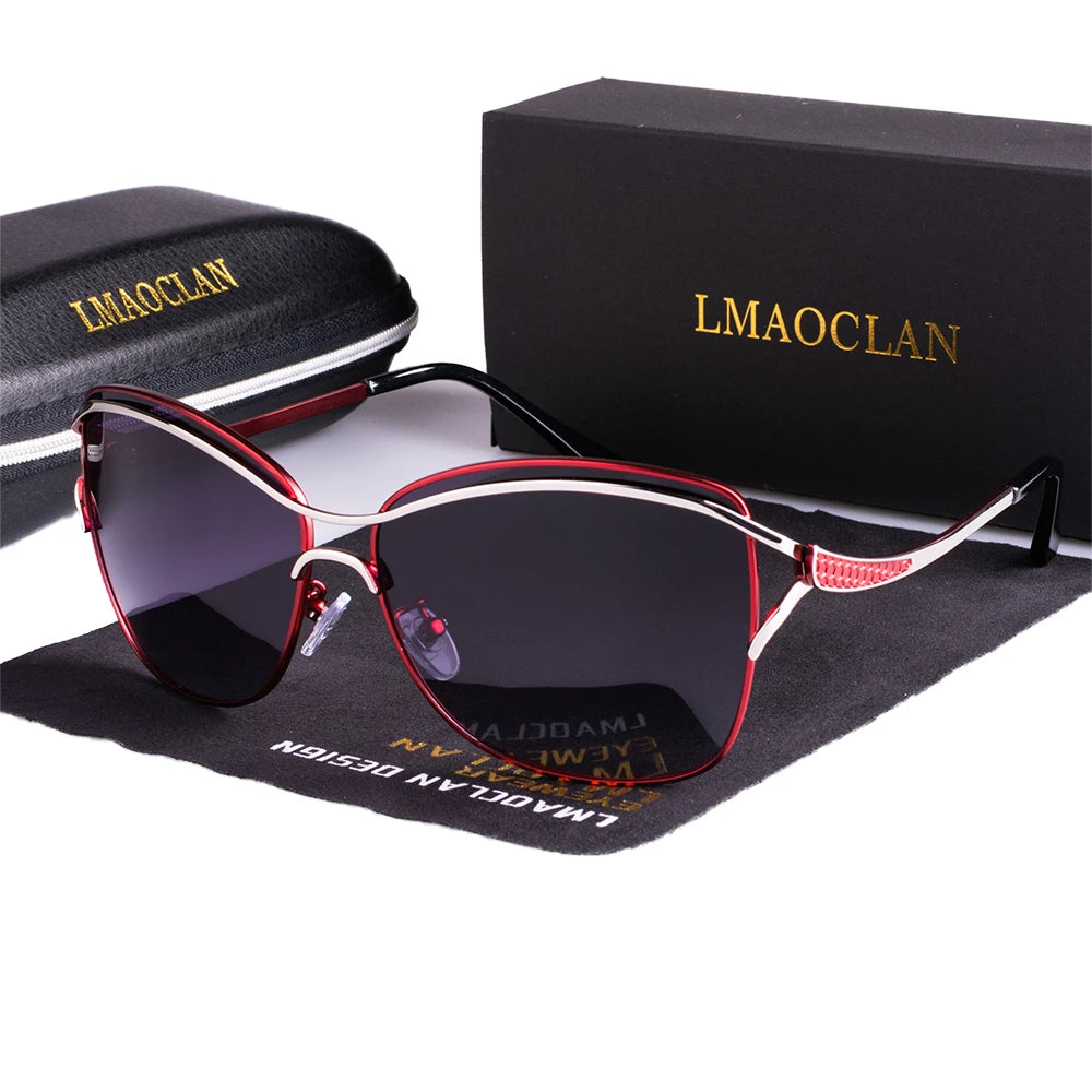 Women Polarized Sunglasses Luxury Fashion Ladies Vintage Brand Designer Female Driving Oversized Sun Glasses Oculos Gafas