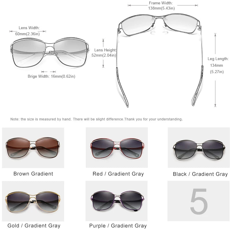 Women Polarized Sunglasses Luxury Fashion Ladies Vintage Brand Designer Female Driving Oversized Sun Glasses Oculos Gafas