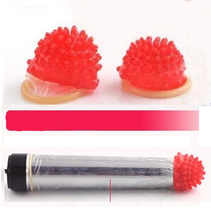 5Pcs Ultra Thin Condoms Spike dotted Stimulate Latex Lubricated Condom Safer Sex Greater Pleasure Adult Sex products for Men