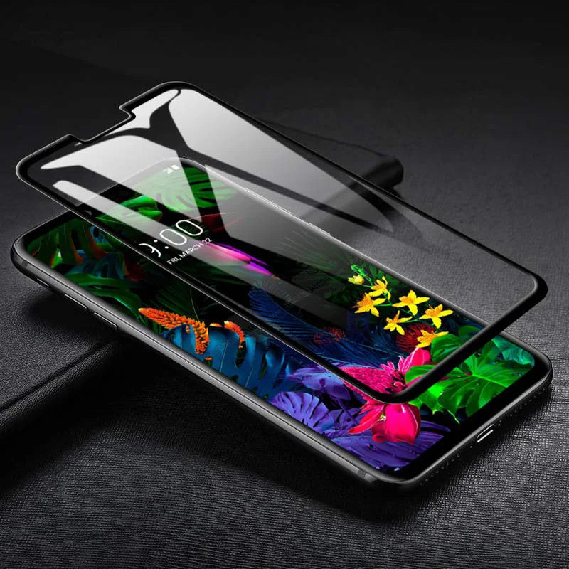 3D High-alumina Full Glue Tempered Glass For LG G8 ThinQ Full Cover Protective film Screen Protector For LG G8 ThinQ