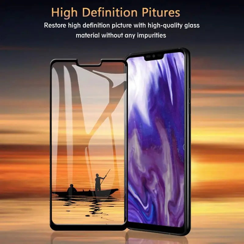 3D High-alumina Full Glue Tempered Glass For LG G8 ThinQ Full Cover Protective film Screen Protector For LG G8 ThinQ