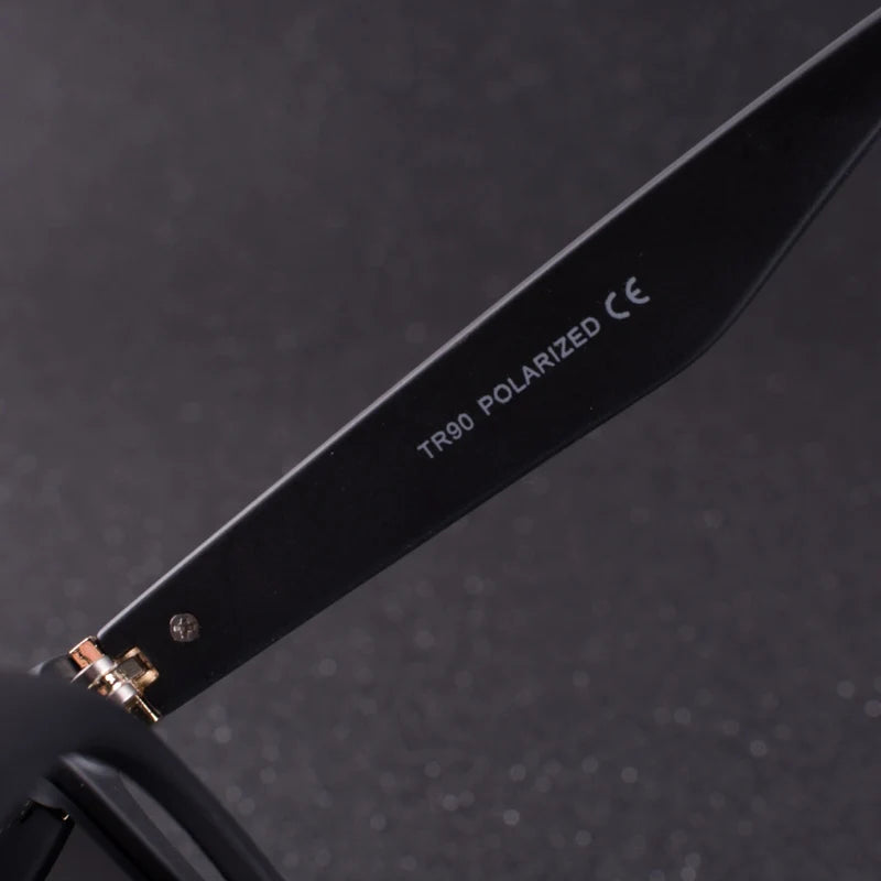 BRAND DESIGN Classic Polarized Sunglasses Men Women Driving Square Sun Glasses Male Goggle UV400 Gafas De Sol TR90