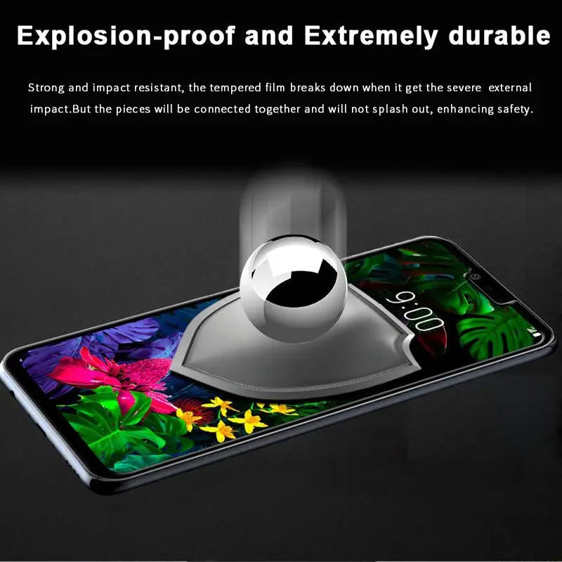 3D High-alumina Full Glue Tempered Glass For LG G8 ThinQ Full Cover Protective film Screen Protector For LG G8 ThinQ