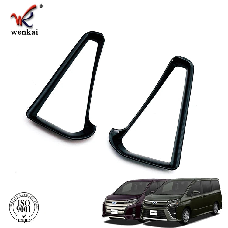 For Toyota Noah/Voxy 80 2014 2015 2016 2017 Rear Fog Lamp Cover Frame Sticker Car Accessories Styling ABS