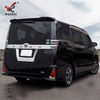 For Toyota Noah/Voxy 80 2014 2015 2016 2017 Rear Fog Lamp Cover Frame Sticker Car Accessories Styling ABS