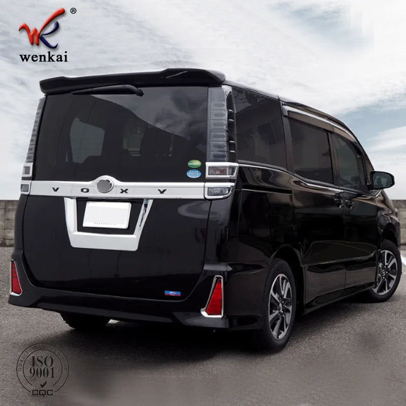 For Toyota Noah/Voxy 80 2014 2015 2016 2017 Rear Fog Lamp Cover Frame Sticker Car Accessories Styling ABS