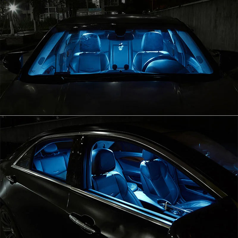 Sun Visor Lamp For Toyota Voxy Noah Esquire AZR60 AZR65 ZRR70 ZRR75 ZRR80 ZWR80 2001-2022 LED Interior Dome Trunk Map Light Kit