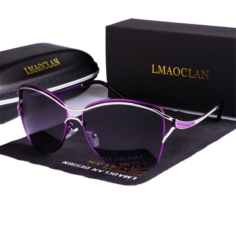 Women Polarized Sunglasses Luxury Fashion Ladies Vintage Brand Designer Female Driving Oversized Sun Glasses Oculos Gafas