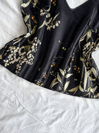 V Neck Women's Pajama Set Cherry Print Elegant and Gentle Halter shorts Casual and Comfortable Sleepwear Suit for home wear