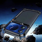 Eary 9-Shaped for Xiaomi 17 Pro Max 17Pro Phone Case Metal Frameless Shell Original Feel Bumper Shockproof Drop Protection Cover