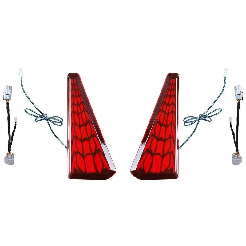 Glb For 2PCS Toyota NOAH 80  VOXY 80 SeriesLED Tail Lights, Rear Fog Lights, Parking Warning Lights,red Tail Light Car Accessori