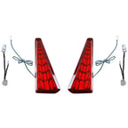 Glb For 2PCS Toyota NOAH 80  VOXY 80 SeriesLED Tail Lights, Rear Fog Lights, Parking Warning Lights,red Tail Light Car Accessori
