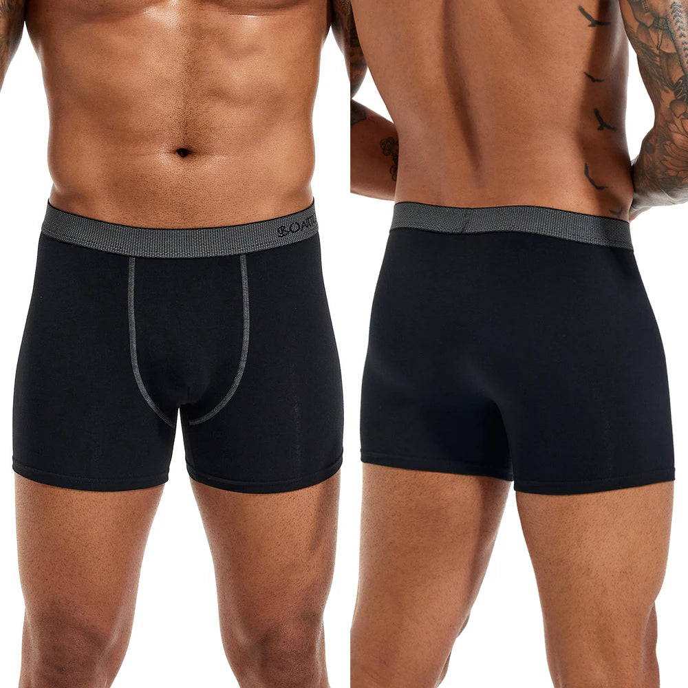5pcs Pack Mens Panties Cotton Underwear Male Brand Boxer Briefs 2025 Underpants For Homme Luxury Sexy Shorts Gift