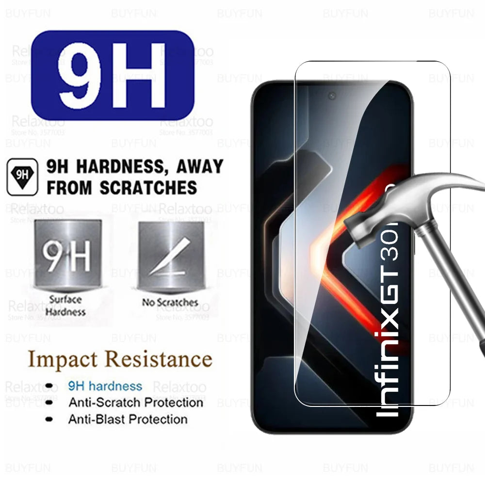 4in1 Full Cover Tempered Glass For Infinix GT 30 Pro Screen Protector Glass InfinixGT30Pro GT30Pro G T 30Pro 5G HD Camera Film