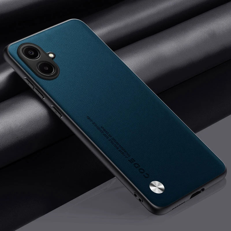 Luxury PU Leather Case For Samsung Galaxy A07 4G Back Cover Silicone Shockproof Full Protection Phone Case For Samsung A07 Coque