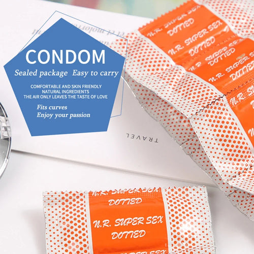 10/30/50pcs Condom 52mm Ultra Thin Cock Penis Sleeve Natural Latex Lubrication Contraception Supplies Adults Safer Sex Products