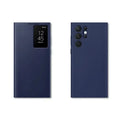 Original For Samsung Galaxy S22 Ultra S-View Flip Case High Quality Leather Cover For S22Ultra Protector Shell