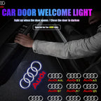 2Pcs HD Car Door Projector Laser Lamp Car Door Welcome Light For Audi Sline Q3 A5 A7 A3 Q5 Q7 A4L RS Quattro S3 S4 S6 S5 S7 S8