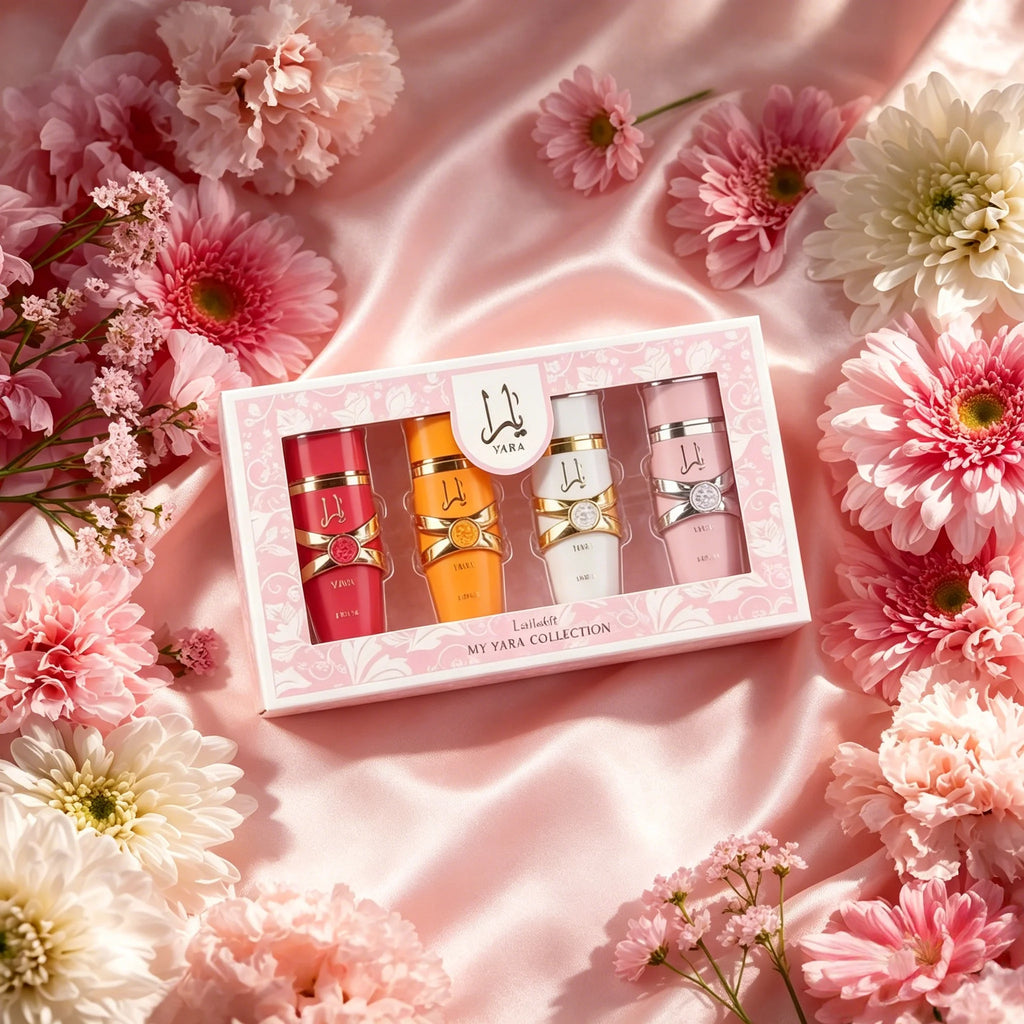 Floral Fruity Gourmand Collection Women's Perfume Gift Set – 4×25ml, Long-Lasting Eau de Parfum