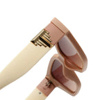 2025 Luxury Glamour Brand Women Sunglasses Stylish Cat Eye Fashion Ladies Glasses Trend Designer Gradient Eyewear UV400