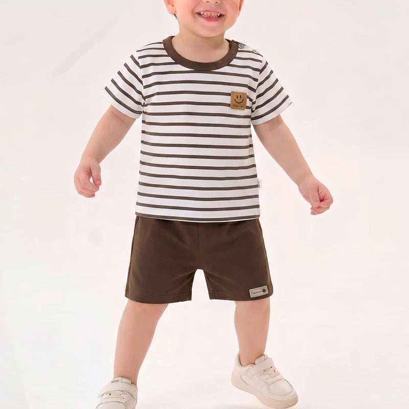 Kids Clothes Children's Sets Boys Girl T-shirt Shorts 2PCS Summer Cotton Short sleeve Baby Children Clothing Toddler Suit