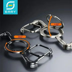 Eary Z Shape Frameless Phone Case for iPhone 17 Pro Max Air 16 15 14 13 for Magsafe Aluminum Metal Magnetic 360° Rotation Stands
