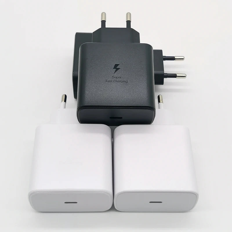 Samsung 45w Charger Super Fast Charge Adapter 1.8M Type C For Galaxy S24 S23 S22 S21 S20 Note 20 Ultra 10 Z Flip Fold 6 5 4 3 2