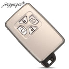 jingyuqin Key Shell for Toyota Noah Voxy Alphard Estima Vellfire Smart Card Remote Car Keyless Case Fob 4/5 Buttons