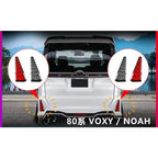 Glb For 2PCS Toyota NOAH 80  VOXY 80 SeriesLED Tail Lights, Rear Fog Lights, Parking Warning Lights,red Tail Light Car Accessori