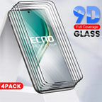 For Tecno Camon 40 Pro 5G 4G Case 4Pcs 9D  Tempered Glass Camon40Pro Camon40 Pro 9H Curved Cover Screen Protector On 40Pro 2025
