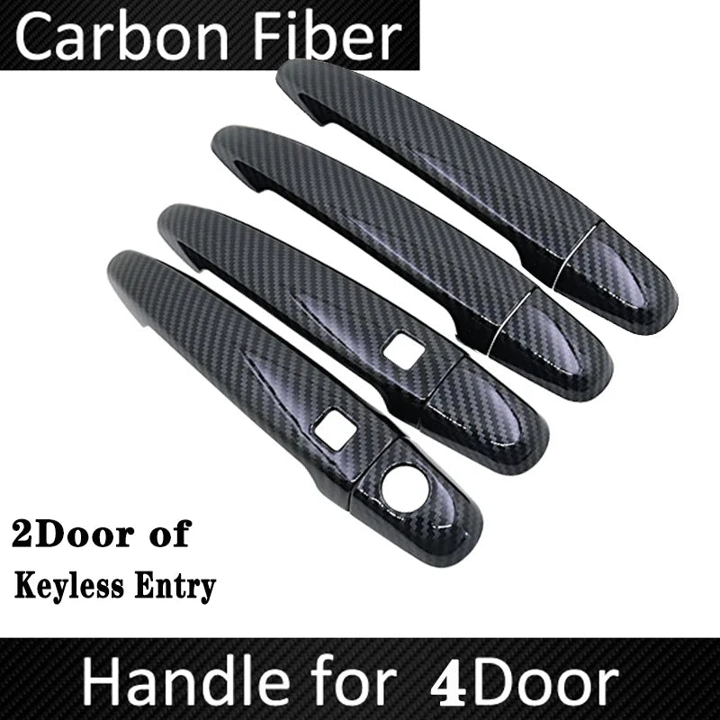 For Toyota Noah Voxy NAV1 R70 2007~2014 Luxury Car Door Handles Covers Exterior Scratch Protective Decor Rustproof Accessories