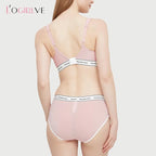 Logirlve French Thin Cup Lingerie Set Lace Bras High Quality Women Underwear Wireless Push Up Brassiere Breathable Bras Panties