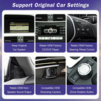 Wireless CarPlay Android Auto Touch Screen for Mercedes Benz A C Class W204 W176 GLA CLA 2011-2012 NTG4.5 Car Multimedia Player