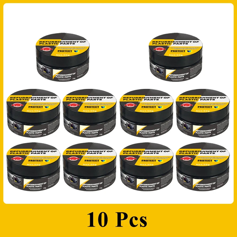 T05 Car Interior Plastic Leather Scratch Repair Paste Automotive Polishing Wax Repair Anti-Aging Paste Tires Seats Wheel