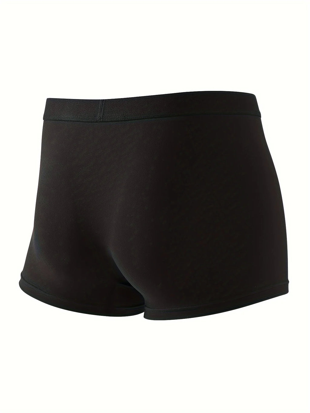3/10 Piece Set of Men's Underwear Black Color Classic Fashion Men Underpant High Stretch Boxer Shorts Plus Size Teenage Panties