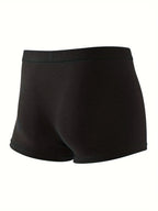 3/10 Piece Set of Men's Underwear Black Color Classic Fashion Men Underpant High Stretch Boxer Shorts Plus Size Teenage Panties