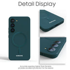 For Samsung Galaxy S25 Magsafe Case S24 S26 S23 S21 FE S22 Plus A56 A55 A54 A36 A16 A15 Soft Silicone Magnetic Phone Back Cover