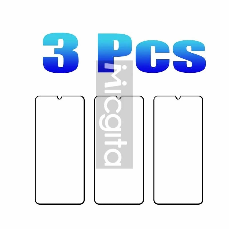 4/3/2/1PCS For itel A50 A70 Full Screen protector 9H Anti-Scratch Front Tempered glass film