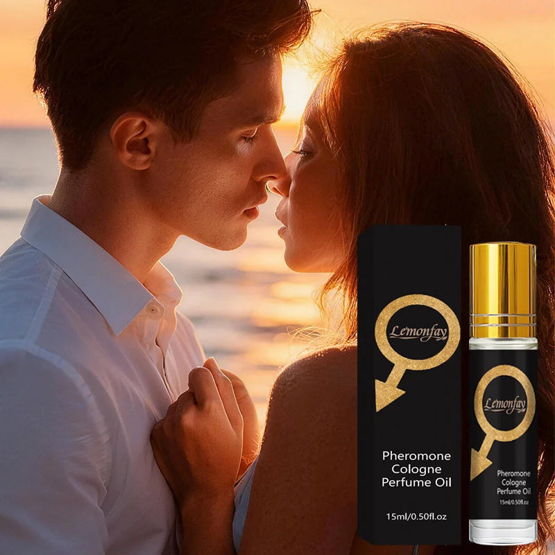 Lemonfay Pheromone Cologne Perfume Oil | Masculine Alluring Scent | Long-Lasting Portable Roll-On Fragrance For Men 15ml
