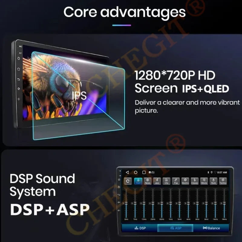 Universal 7/9/10 inch Android 13 Car Radio 64G Autoradio android 2 Din car radio Central Multimedia Smart car systems For Toyota
