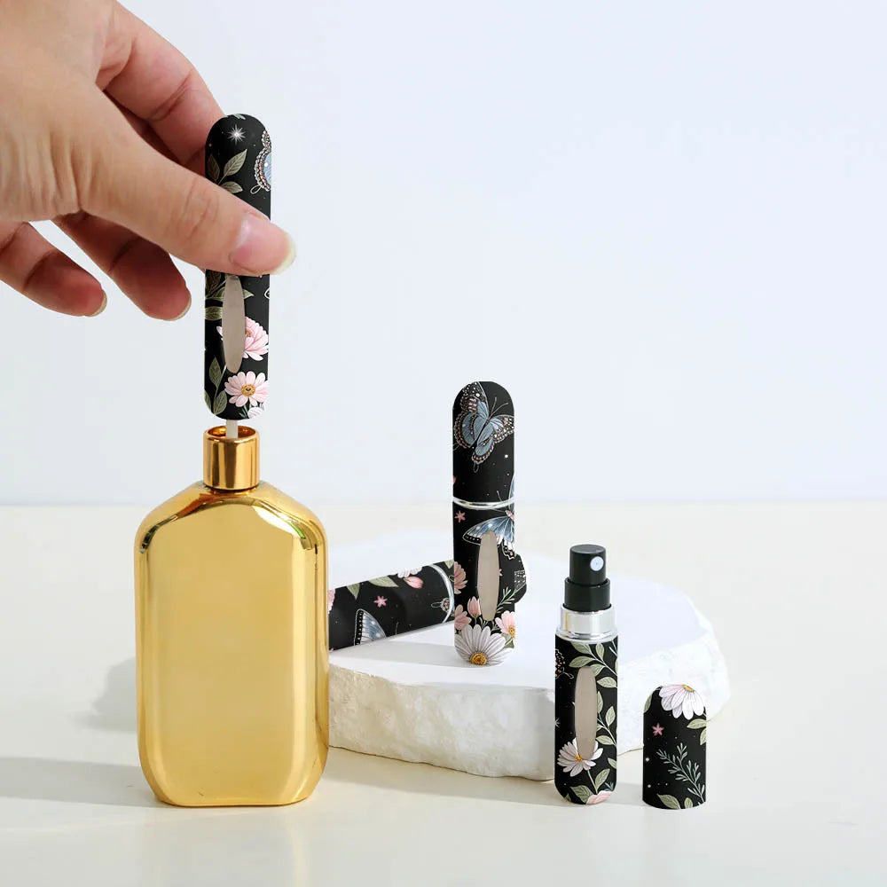 New 5ml Mini Perfume Bottle Refillable Portable Empty Cosmetic Containers Storage Sprayer Empty Spray Atomizer Bottle