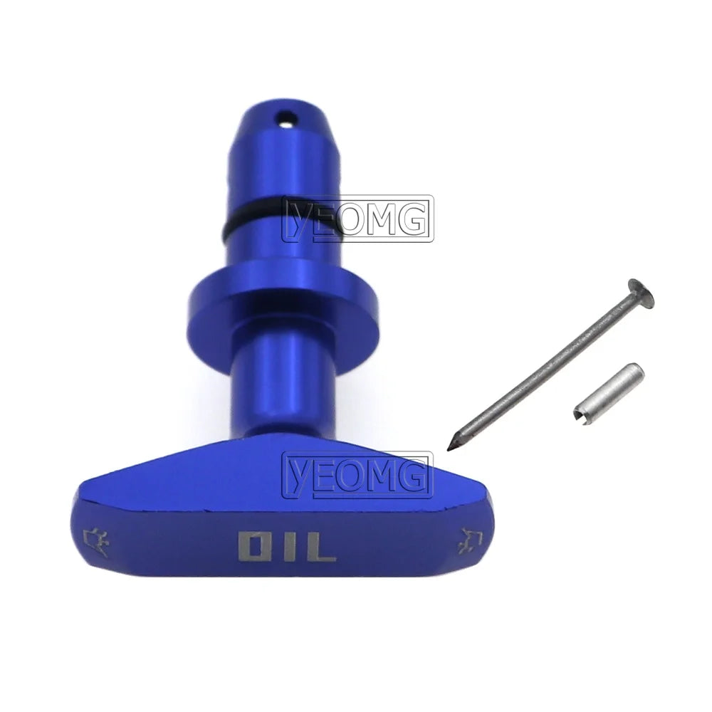 Car Oil Dipstick Pull Handle Aluminum Engine Oil Pull Handle Replacement Decoration