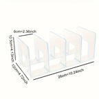 2-Pack Clear Acrylic Handbag Organizers - Space-Saving Closet Racks for Purses & Wallets