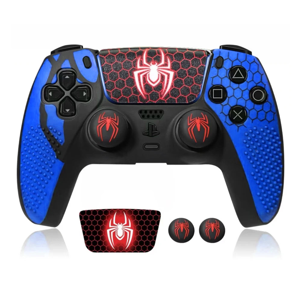 Rubber Silicagel Protective Cover Skin for PlayStation 5 DualSense PS5 Controller Silicone Gamepad Case 2 ThumbSticks Grips Caps