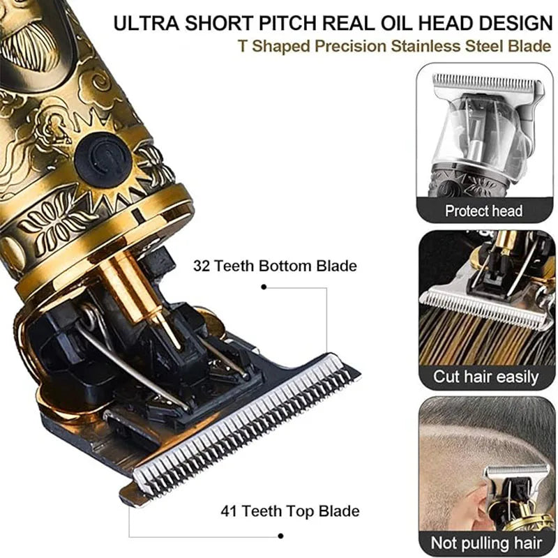 2026 Top Selling! T9 Hair Clipper Beard Shaving Body Hair Trimmer Clippers Electric Hair Cutting Machine Professional Barber