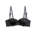 Women Bras Sexy Lace Half Cup Push Up French Style Lingerie Soft Deep V Top Breathable Back Closure Thin Bralette Ropa Mujer